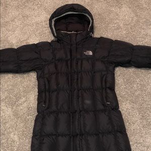 women’s north face long coat